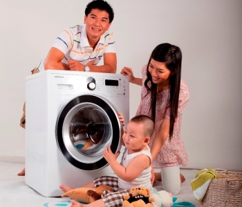 Tiết kiệm điện với máy giặt Toshiba Inverter